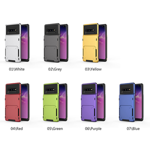Étui de téléphone de haute qualité à prix de gros pour 6 cartes de crédit pour <span class=keywords><strong>Samsung</strong></span> Galaxy S10 <span class=keywords><strong>S9</strong></span> S8 - Product Image 3