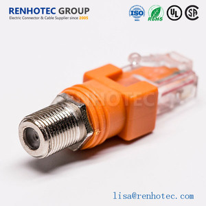 Adattatore Dritto Femmina RJ45 a Connettore RF Tipo <span class=keywords><strong>F</strong></span> - Product Image 3