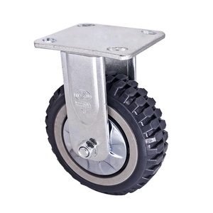 Hochwertige MW 4/<span class=keywords><strong>5</strong></span>/6/8 Zoll feste/drehbare Industrie-<span class=keywords><strong>PVC</strong></span>-Lenkrollen mit Bremse - Product Image 3