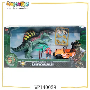 Sauvetage militaire jouet avec voiture et dinosaure jouet militaire en plastique jouer ensemble avec musique