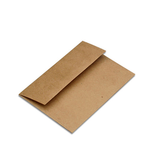 Bán Buôn Tùy Chỉnh 4X6 Thiệp Chúc Mừng 100 Gói V Flap Brown Kraft Paper A6 Phong Bì - Product Image 3