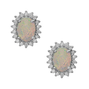 Miglior monili dell'argento sterlina 925 di nuovo disegno opale naturale pietra orecchini - Product Image 3