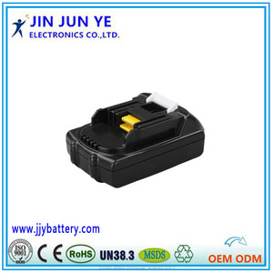 Литиевый аккумулятор- заменитель для Макита Li-ion 18В 2.0 Ампер чёрный - Product Image 1