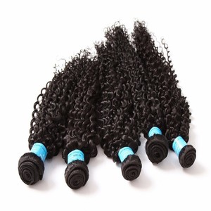 Al por mayor del pelo indio en <span class=keywords><strong>la</strong></span> India 100 natural virginal indio Remy onda rizada profunda extensión del pelo humano de <span class=keywords><strong>la</strong></span> <span class=keywords><strong>tra</strong></span> - Product Image 4