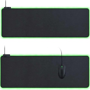 300*800*4Mm Đen Lớn Cổ Tay Nghỉ Ngơi Máy Tính Xách Tay Chống Nước Led Không Độc Hại Sáng Tạo Chuột Có Thể Tháo Rời - Product Image 6