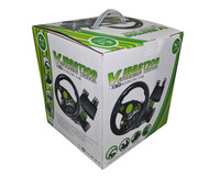 Volant de course C-STAR Slim en fibre de carbone avec moteur de vibration, angle de braquage de 180°, design ergonomique et bouton linéaire pour /