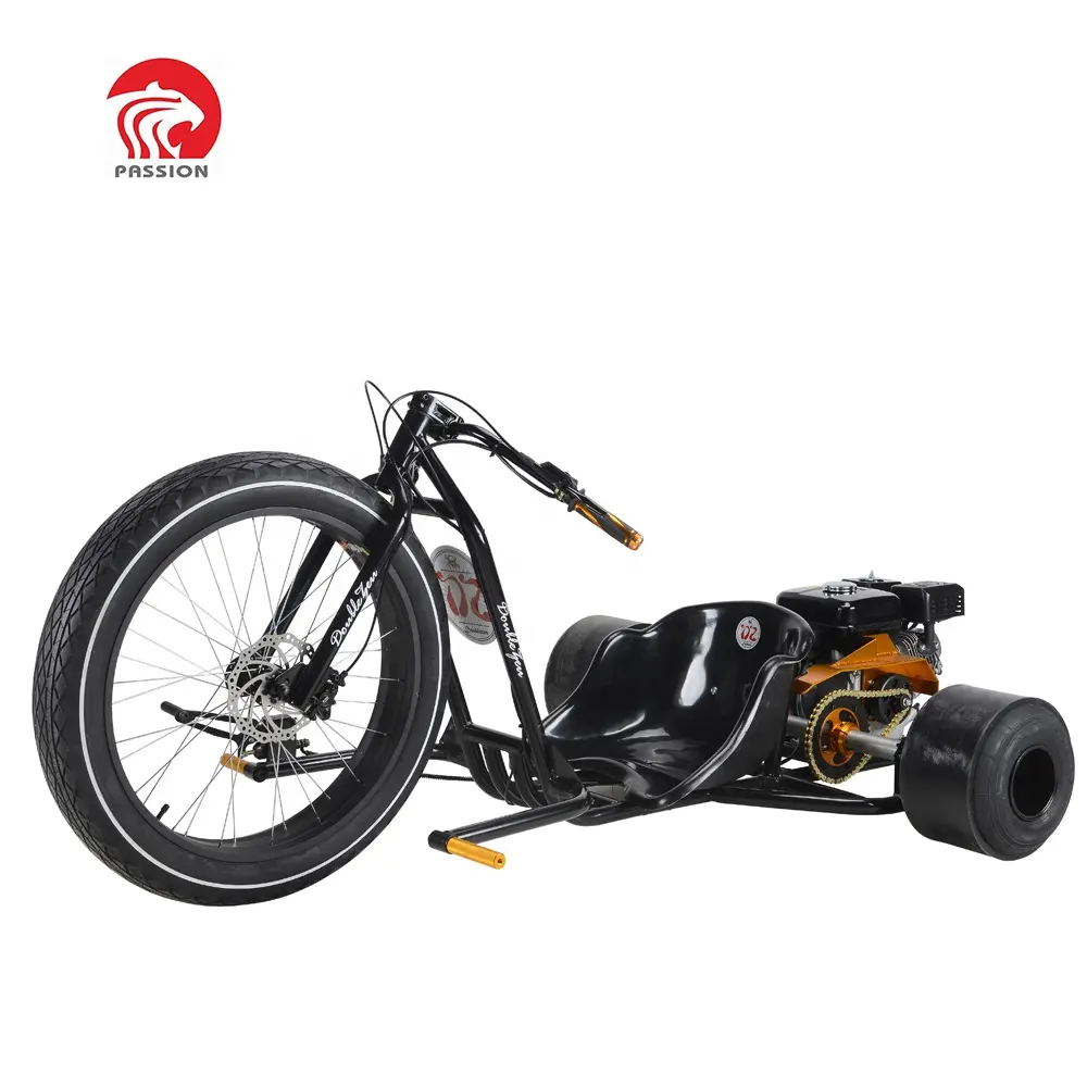 Trike à dérive motorisé durable à essence 9hp 250cc