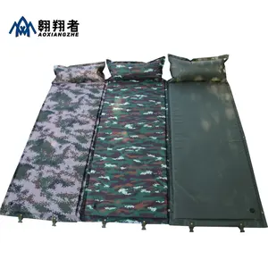 Outdoor Camping Pad Mattress Camo Lightweight Inflatable Sleeping Pad For Camping