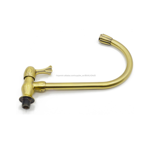 Buena calidad sola manija de bronce verde de <span class=keywords><strong>la</strong></span> cocina grifo de agua - Product Image 6