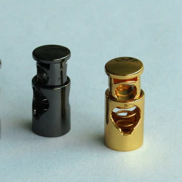 Стопор из цинкового сплава для шнурка, замок для шнурка с одним отверстием