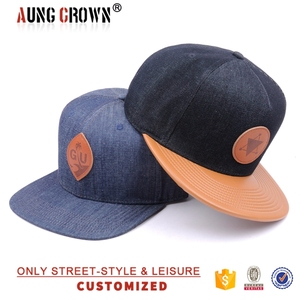 Denim snap back/fabric Jean snapback hats/denim snapback hat - Product Image 1