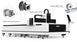 G-WEIKE LF3015E Prix de la machine de découpe laser CNC Vente chaude Économique Acier inoxydable Acier au carbone Aluminium - Product Image 4