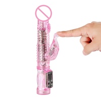 12 Geschwindigkeiten Rabbit Vibrator G-Punkt Vibration & Rotation Wasserdicht Sexy Vibrierender Vibrator Sexspielzeug Sexprodukte