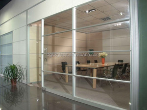 <span class=keywords><strong>Alibabba</strong></span> expresar china oiffice muebles 4 - 19 de vidrio transparente de partición de cristal de la pared - Product Image 1
