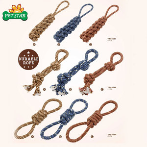 Juguetes para mascotte masticare Tugging lanciare divertente durevole corda di cotone cane masticare giocattolo per animali domestici - Product Image 1