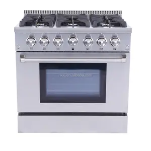 Hyxion 36 "Freestanding Professional 4 Burner LPG/NG Gas Phạm Vi