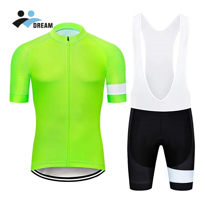 Wholesale cycling Uniform Italian polyester fabric men and Woman Cycling Jersey bibshort set Custom Cycle Clothing For Men