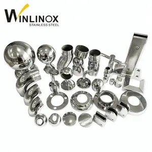 Alibaba Fornitore Della Cina In Acciaio Inox Scala Moderna e Ponte Ringhiera Corrimano Accessori kit