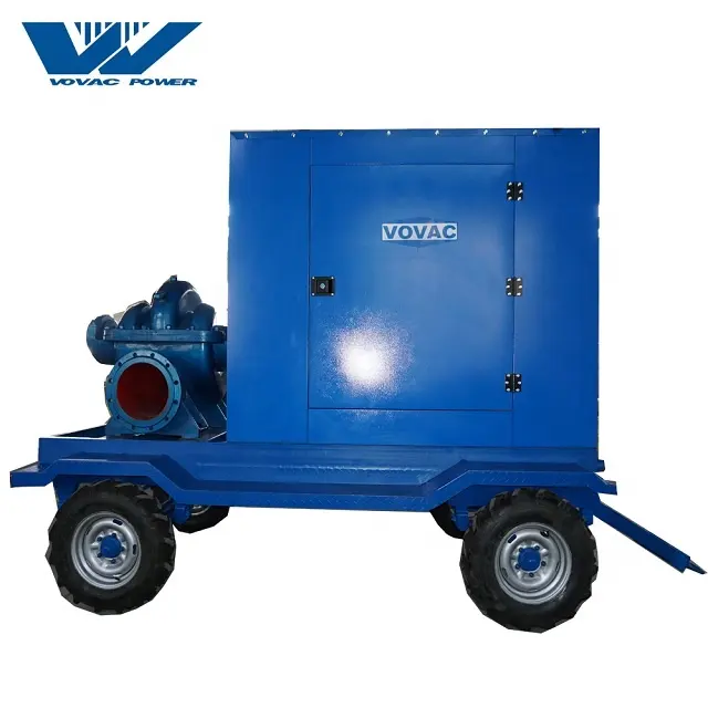 Agrarische Irrigatie Diesel Waterpomp Met Trailer Van 3 inch Tot 32 inch