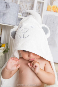 Serviette à capuche pour bébé, serviette <span class=keywords><strong>de</strong></span> <span class=keywords><strong>bain</strong></span> très douce, pour garçons et filles, visage d'animaux <span class=keywords><strong>de</strong></span> plage, 100% coton - Product Image 2