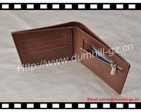Dompet Kulit Asli Tipis Ramping Desain Baru Carteras Dompet Lipat Pria
