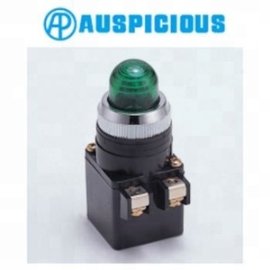 โคมไฟนำร่องหัวกลมหม้อแปลงขนาด25มม. (PLR-25) สำหรับสัญญาณอิเล็กทรอนิกส์ - Product Image 1