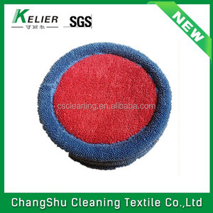 Круглая скрученная Швабра из микрофибры, замена 360, волшебная Насадка для швабры, насадка для мытья пола, круглая Швабра - Product Image 3