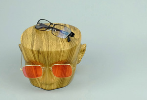 Nuovo Design di Alta Qualità: Testa di Manichino in <span class=keywords><strong>Legno</strong></span> per Esposizione di Occhiali da Sole alla Moda - Product Image 3