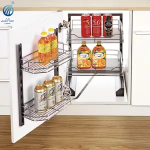 Pull Out Wire Basket for Kitchen Magic Corner Storage