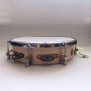 Hecho en China Pandereta Niños Instrumentos musicales Piel de plástico Madera Pandereta Lengua Tambor Mano Pan - Product Image 2