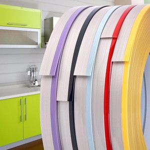 Ruizhan White <strong>Black</strong> Various Colours Pvc <strong>Edge</strong> Banding High Grade Decoration for Panel Furniture Usage Edging Tape - Product Image 3