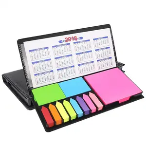 Promotion Gift Colored Sticky Note Bundle Set Self-Stick Note Box Sets and Page Markers Index Tabs Flags with Two Year Calendar