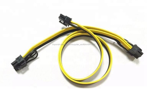 Al por mayor PCI-E 6Pin macho a 6 + 2 Pin cinta Cable para Bitcoin minería PC - Product Image 2