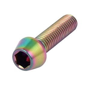 M5 M6 <span class=keywords><strong>Titanium</strong></span> Nhôm Hex Taper Head Bu Lông Xe Đạp Leo Núi Đi Xe Đạp Tai Nghe Vít - Product Image 3