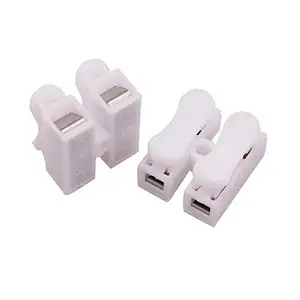 CH2 Primavera Conector de Engate Rápido Fio Bloco de Terminais Elétricos Splice FIO Conectores de Cabo Braçadeira Led Elétrica CH2 2 pólo venda quente