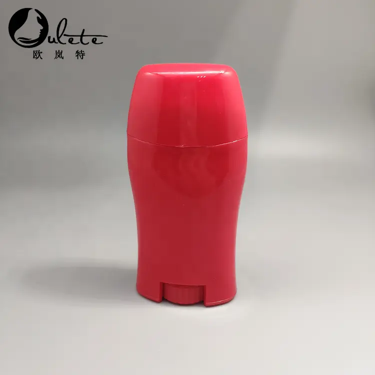 50ml matte finish plastic twist up cosmetic empty deodorant stick sunscreen container