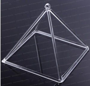 Personalizada de fábrica de alta y protección del medio ambiente claro cristal de cuarzo pirámide - Product Image 2