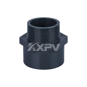 Male threaded for industrial plastic straight pipe fittings upvc adapter coupling forged