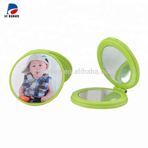 <span class=keywords><strong>2</strong></span> 1/4 "58mm trống nhỏ gọn gương nút gấp huy hiệu vật liệu - Product Image 4