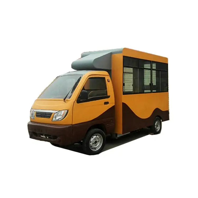 Prezzi di fabbrica in acciaio inox 2024 rimorchi per autocarri piccoli/camion cibo elettrico/carrello fast food mobile a pannello solare