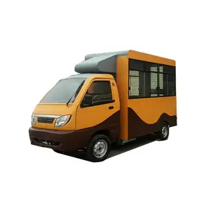 2024 Roestvrijstalen Fabriek Prijzen Kleine Vrachtwagen Aanhangwagens/Elektrische Food Truck/Zonnepaneel Mobiele Fast Food Kar