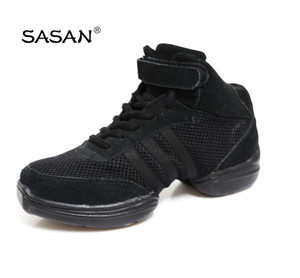 Baskets de <span class=keywords><strong>danse</strong></span> <span class=keywords><strong>hip</strong></span>-<span class=keywords><strong>hop</strong></span> montantes avec boucle magique 8208 chaussures de <span class=keywords><strong>danse</strong></span> à semelle fendue - Product Image 3