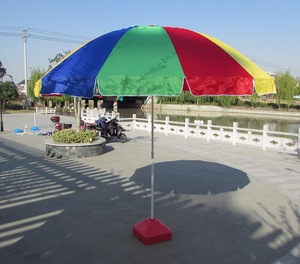 Parapluie de plage grand format, pliable, couleur <span class=keywords><strong>arc</strong></span>-<span class=keywords><strong>en</strong></span>-<span class=keywords><strong>ciel</strong></span>, pour l'extérieur - Product Image 4