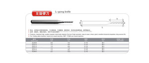 Pcb imprimer Circuit Board forets / gauche hélicoïdale Gong Bits / PCB CNC Router Bits - Product Image 2