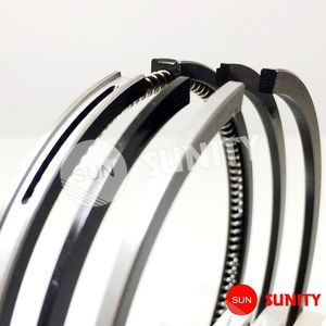 Anillo de Pistón para Motor Diésel TAIWAN SUNITY L60 75mm Negro para Generadores Yanmar, Certificado ISO9001, Antidesgaste, Servicio OEM Disponible - Product Image 1