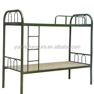 YM-03, litera de metal para dormitorio escolar fuerte/cama de hierro de metal/cama de metal de dos pisos