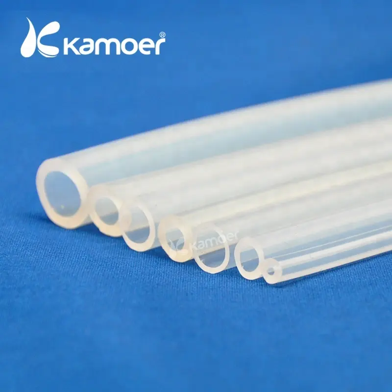 Kamoer Various Size High Quality Flexible Medical Food Grade Clear Peristaltic Pump Silicone Rubber Hose Tubing