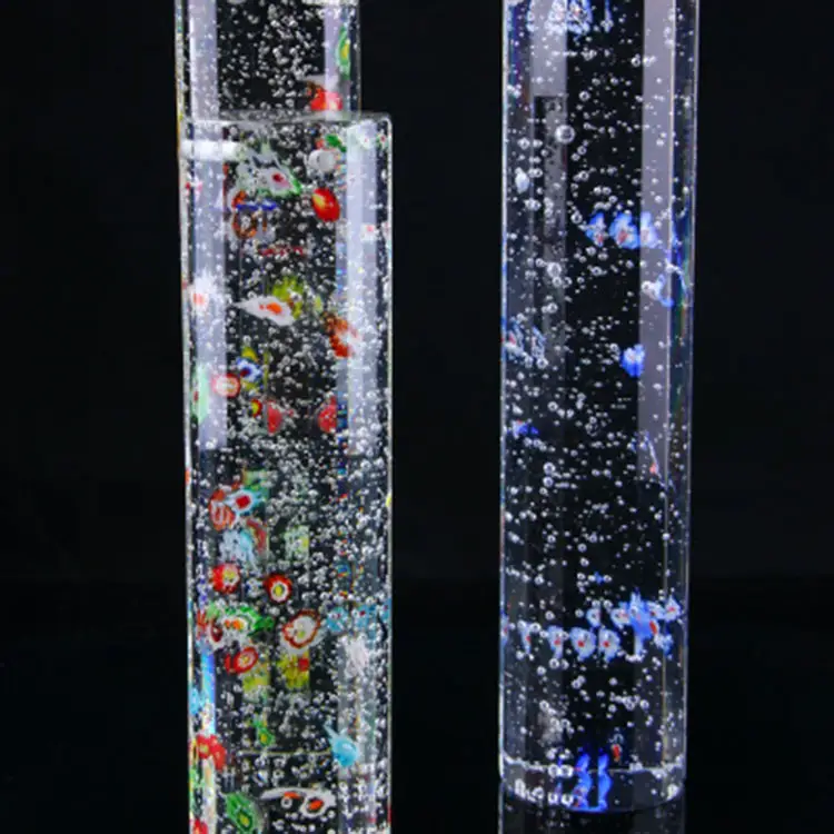 Modern design crystal staircase baluster handrail glass crystal pillars crystal stair railing for interior decoration