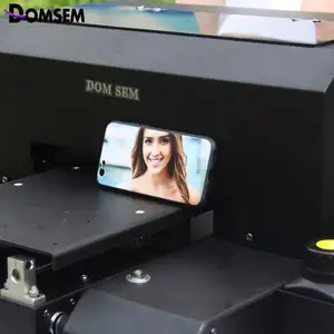 DOM SEM-impresora de inyección de tinta UV A4, máquina de impresión de etiquetas adhesivas, tarjeta de identificación, la más barata