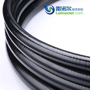 China excelente impermeable liso recubierto DE PVC conducto flexible manguera de metal